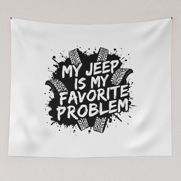 Item preview, My Jeep is My Favorite Problem designed and sold by gunaone-design.
