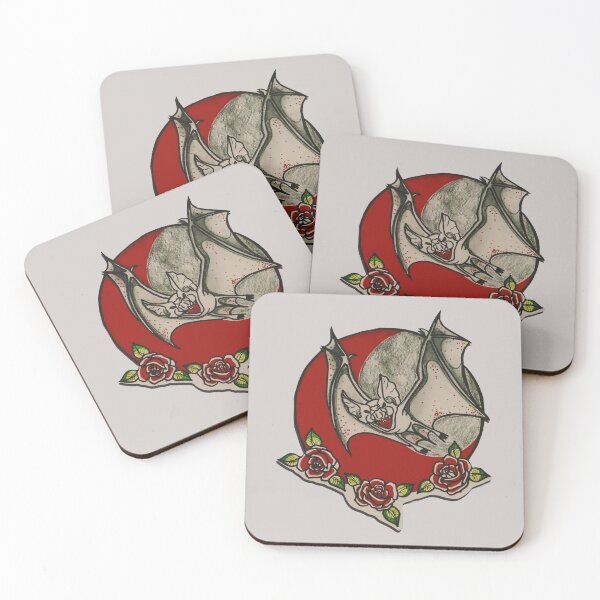 Item preview, Vampire Bat Tattoo designed and sold by ShellSpell.