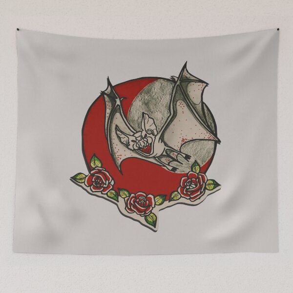 Item preview, Vampire Bat Tattoo designed and sold by ShellSpell.