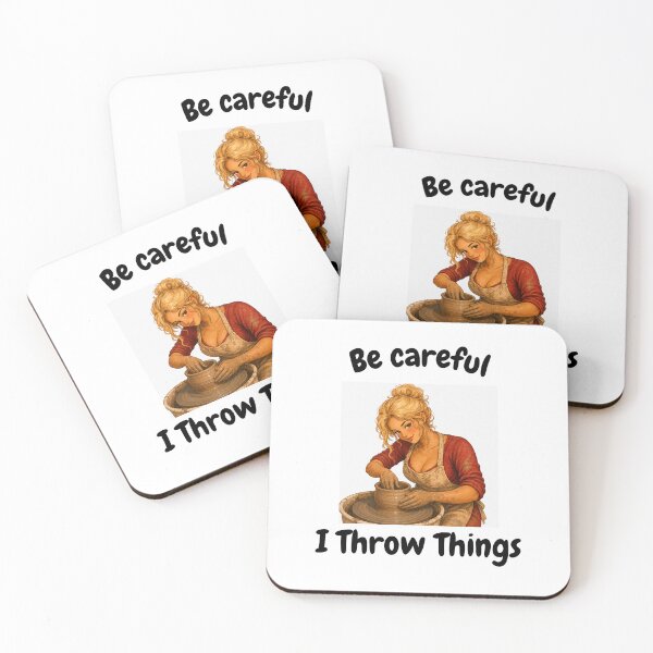 Item preview, I throw things Blonde designed and sold by SamanthaLPottery.