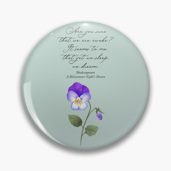 Item preview, A Midsummer Night’s Dream illustrated quote designed and sold by Caitie-M.