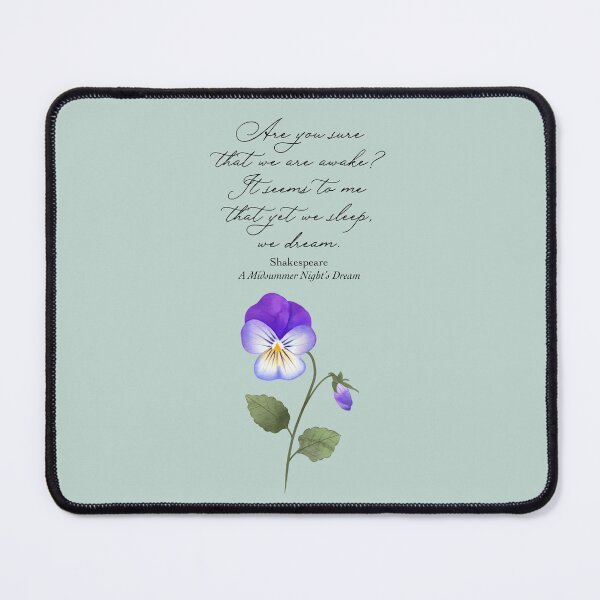 Item preview, A Midsummer Night’s Dream illustrated quote designed and sold by Caitie-M.