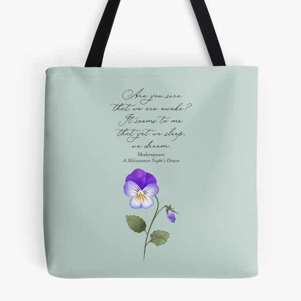 Item preview, A Midsummer Night’s Dream illustrated quote designed and sold by Caitie-M.
