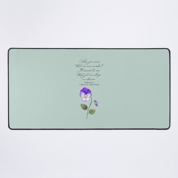 Item preview, A Midsummer Night’s Dream illustrated quote designed and sold by Caitie-M.
