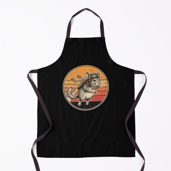 Item preview, Retro Jetpack Aviator Chinchilla Vintage Badge designed and sold by DuckOddity.