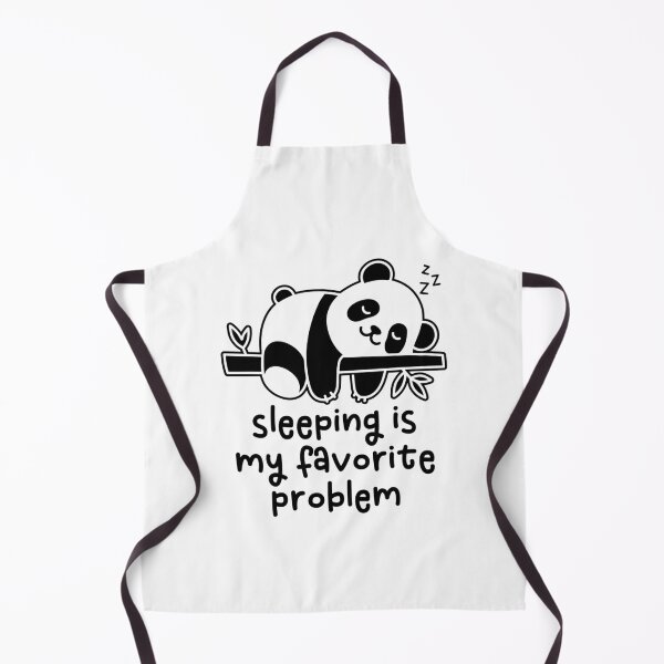 Item preview, Sleeping is My Favorite Problem - Funny Sleepy Panda designed and sold by gunaone-design.
