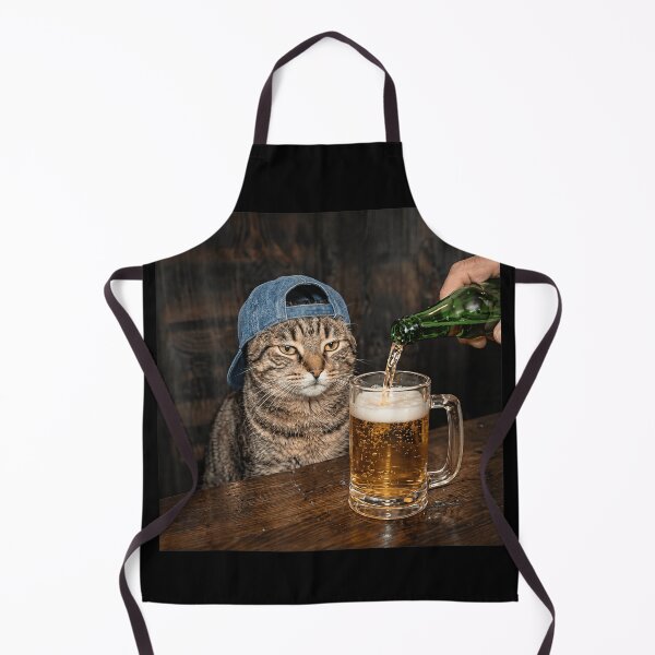 Item preview, Funny Cat Drinking Beer Wearing Backwards Hat Graphic T-Shirt designed and sold by hejrawli.