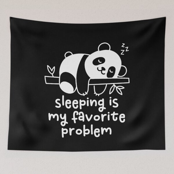 Item preview, Sleeping is My Favorite Problem designed and sold by gunaone-design.
