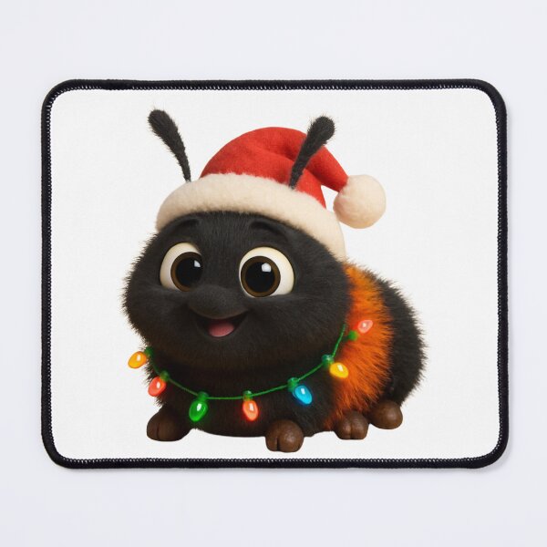 Item preview, Christmas Woolly Bear Caterpillar designed and sold by Sillytoe.