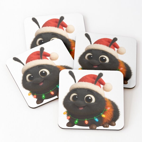 Item preview, Christmas Woolly Bear Caterpillar designed and sold by Sillytoe.