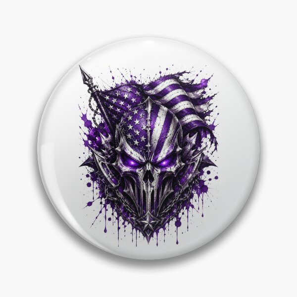 Item preview, Violet Vanguard: The Star-Spangled Warcrest designed and sold by BlissBlvdShop.