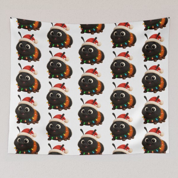 Item preview, Christmas Woolly Bear Caterpillar designed and sold by Sillytoe.