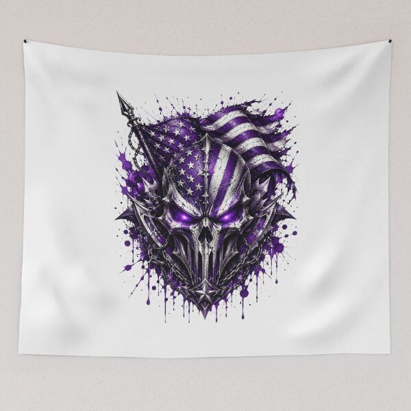 Item preview, Violet Vanguard: The Star-Spangled Warcrest designed and sold by BlissBlvdShop.