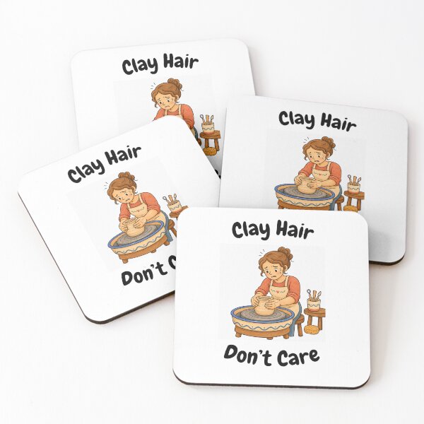 Item preview, Clay Hair Don't Care designed and sold by SamanthaLPottery.