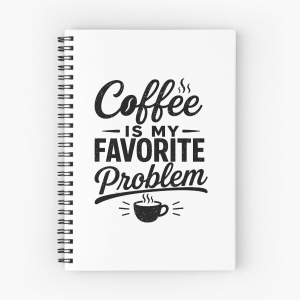Item preview, Coffee is My Favorite Problem - Vintage Distressed Coffee Lover Quote designed and sold by gunaone-design.