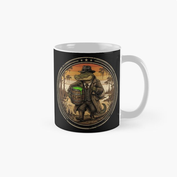 Item preview, Retro Bootlegger Alligator Vintage Badge designed and sold by DuckOddity.
