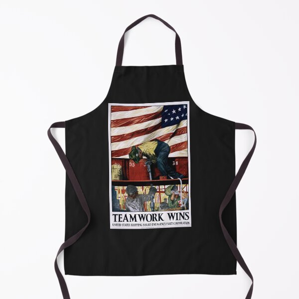Item preview, WWI Teamwork Wins Propaganda Poster Print designed and sold by Vintage Poster Supply.