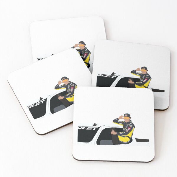 Item preview, Carson Hocevar Leaning on No. 77 Chevrolet | Minimalist NASCAR Fan Art designed and sold by Mal Motion.