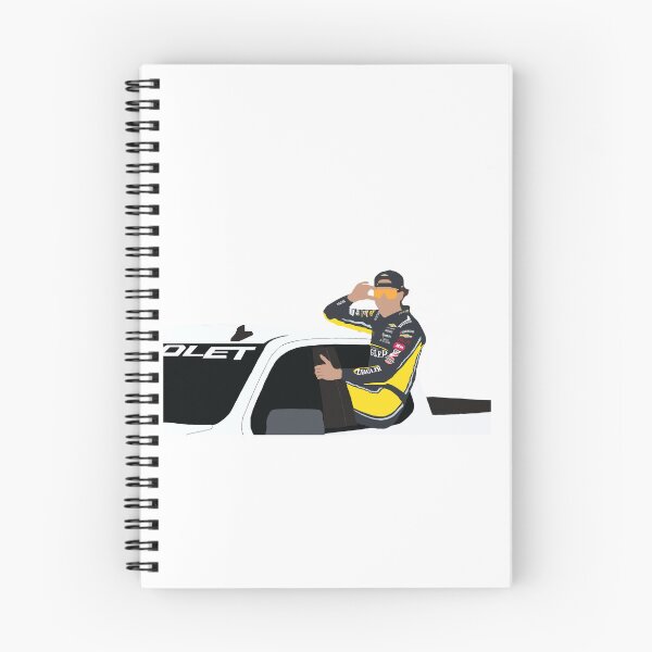 Item preview, Carson Hocevar Leaning on No. 77 Chevrolet | Minimalist NASCAR Fan Art designed and sold by Mal Motion.