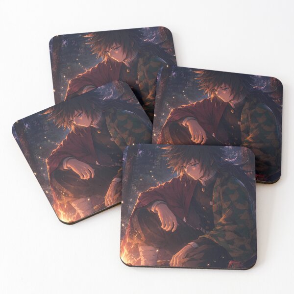 Item preview, Giyu Tomioka Demon Slayer Campfire Forest Night designed and sold by Dashsopaner.