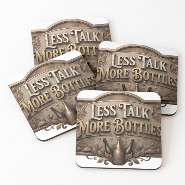 Item preview, Clean LESS TALK MORE BOTTLES designed and sold by dazzlemakers.
