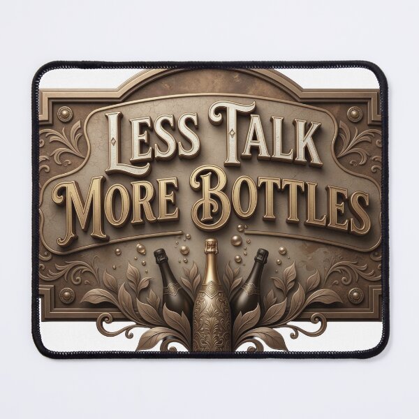 Item preview, Clean LESS TALK MORE BOTTLES designed and sold by dazzlemakers.