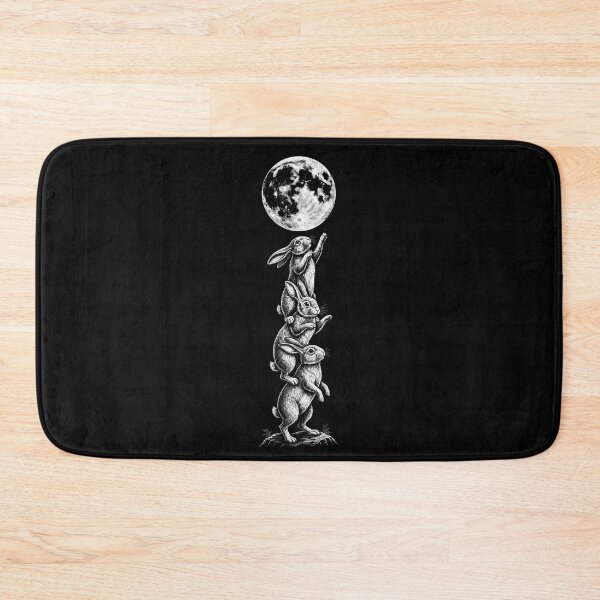 Item preview, Bunny Howling Moon Funny 90s Easter Rabbit Lover Retro Vintage designed and sold by gunaone-design.
