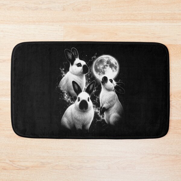 Item preview, Bunny Howling to the Moon Vintage Silly Rabbit Easter Gift designed and sold by gunaone-design.