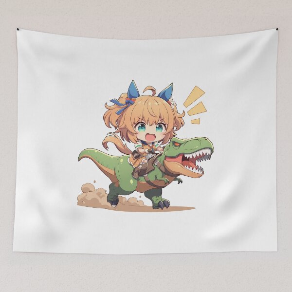 Item preview, Taiki Shuttle Uma Musume Happy Chibi Dinosaur Adventure designed and sold by Dashsopaner.