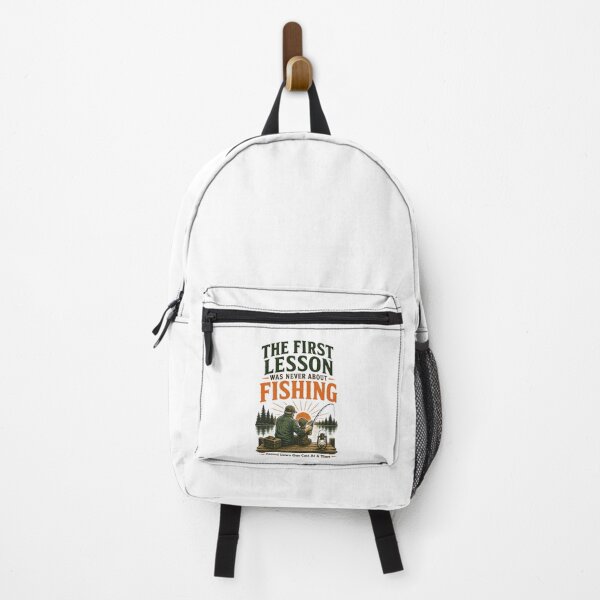 Item preview, The First Lesson Was Never About Fishing Father Gift designed and sold by Colorful Designs.