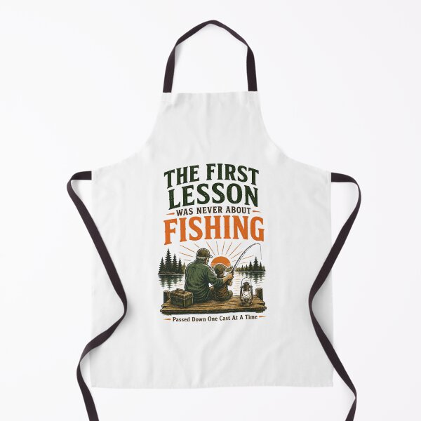 Item preview, The First Lesson Was Never About Fishing Father Gift designed and sold by Colorful Designs.