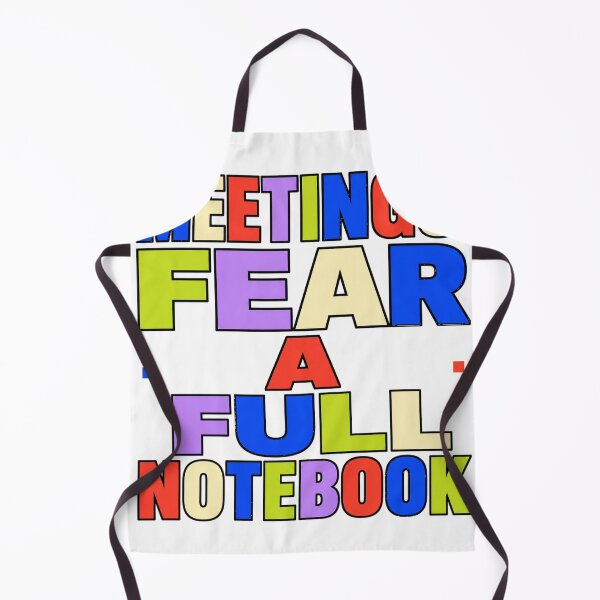 Item preview, Meetings Fear A Full Notebook designed and sold by aihrgdesign.