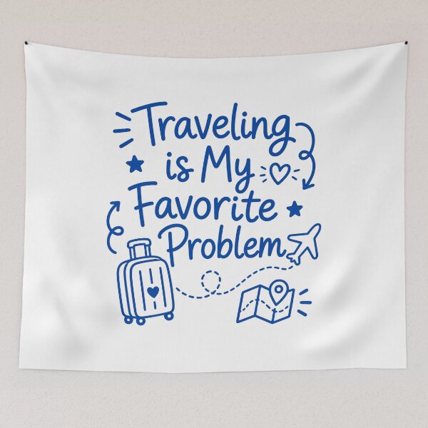 Item preview, Traveling is my Favorite Problem designed and sold by gunaone-design.