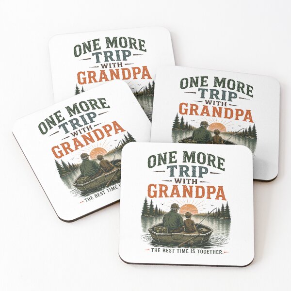 Item preview, One More Trip With Grandpa Fishing Vintage Outdoor designed and sold by Colorful Designs.