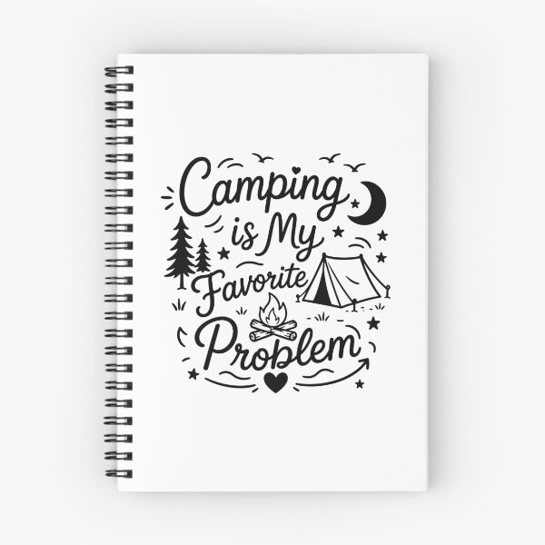 Item preview, Camping is my favorite problem designed and sold by gunaone-design.