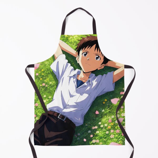 Item preview, Shinji Ikari Neon Genesis Evangelion Peaceful Flower Meadow designed and sold by Dashsopaner.