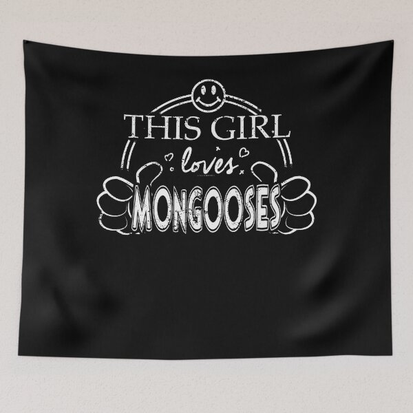 Item preview, Collegiat Zoology Shirt Girl Loves Mongooses Shirt designed and sold by shoppzee.