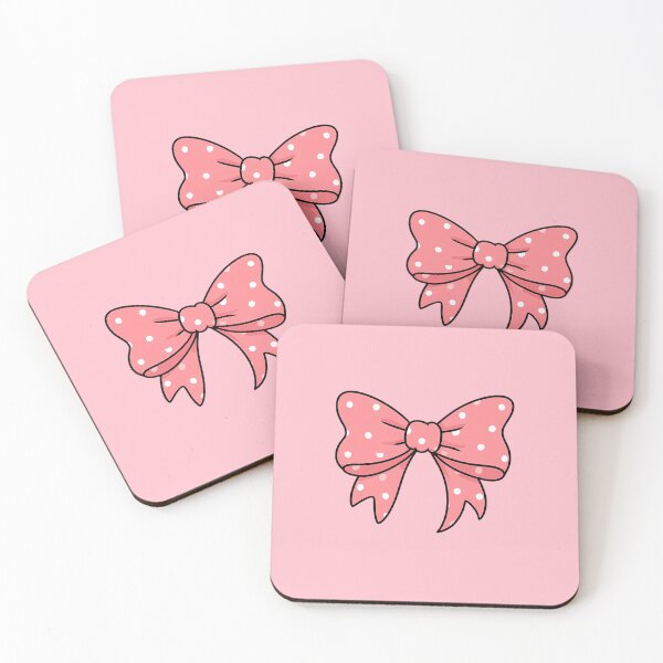 Item preview, Pink Polka Dot Ribbon Bow Illustration designed and sold by jo-e-basta.