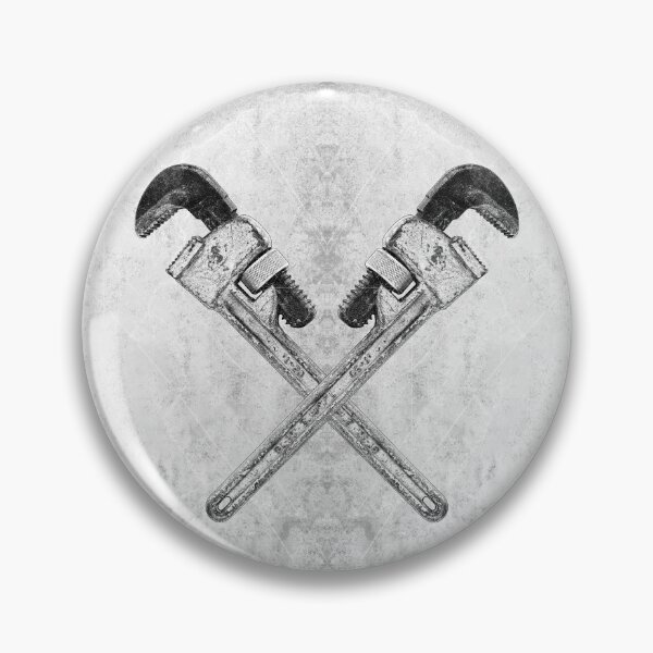 Item preview, Heavy-Duty Vintage Adjustable Pipe Wrench designed and sold by Ghoul Enterprises.