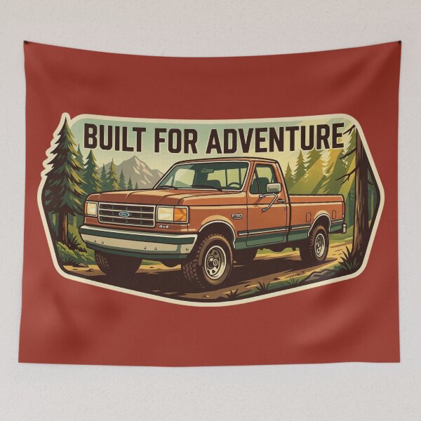 Item preview, F150 Built For Adventure Retro designed and sold by Dimensionality.