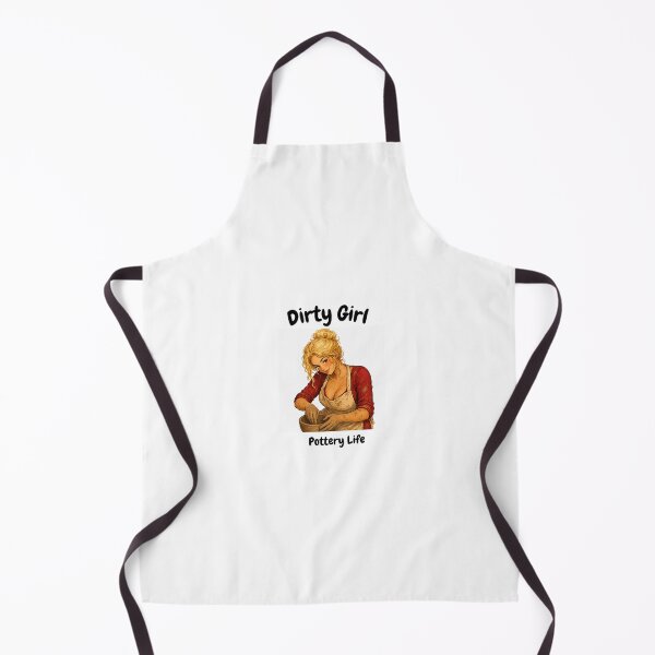 Item preview, Blonde Dirty Girl on Pottery Wheel designed and sold by SamanthaLPottery.