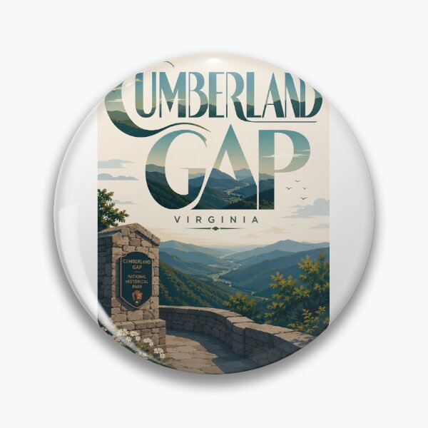 Item preview, Cumberland Gap National Historical Park Scenic Overlook in Virginia designed and sold by Places On Earth.