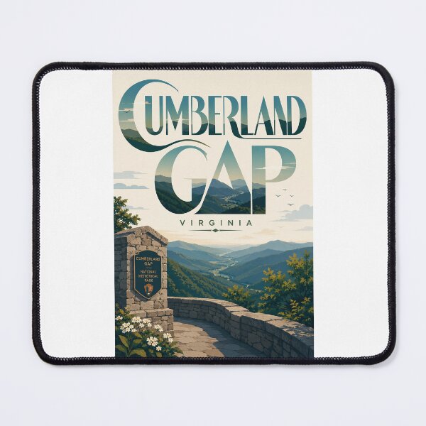 Item preview, Cumberland Gap National Historical Park Scenic Overlook in Virginia designed and sold by Places On Earth.