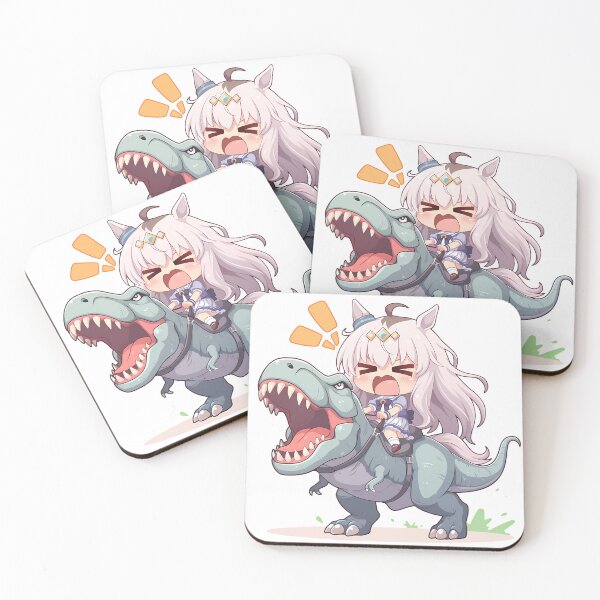 Item preview, Biwa Hayahide Uma Musume Chibi Dinosaur Racing Adventure designed and sold by Dashsopaner.