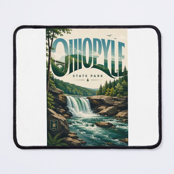 Item preview, Ohiopyle State Park Waterfalls along the Youghiogheny River, Pennsylvania designed and sold by Places On Earth.