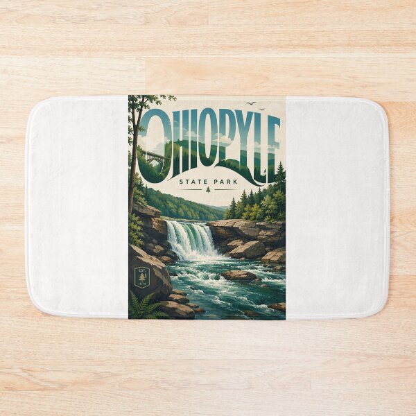 Item preview, Ohiopyle State Park Waterfalls along the Youghiogheny River, Pennsylvania designed and sold by Places On Earth.