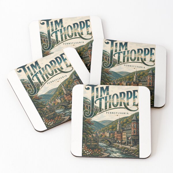 Item preview, Jim Thorpe Historic Downtown and Lehigh Gorge, Pennsylvania designed and sold by Places On Earth.