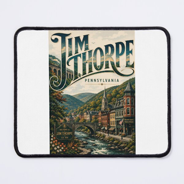 Item preview, Jim Thorpe Historic Downtown and Lehigh Gorge, Pennsylvania designed and sold by Places On Earth.