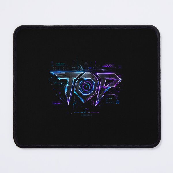 Item preview, TOP Cyber Streetwear Logo | Futuristic Neon Tech Graphic Design designed and sold by TPSTR.