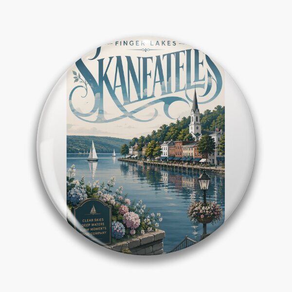 Item preview, Skaneateles Village on Skaneateles Lake in the Finger Lakes, New York designed and sold by Places On Earth.